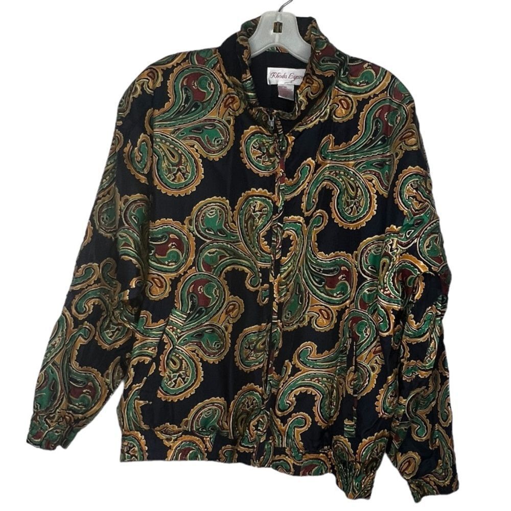 Vintage Rhoda Lynn Silk‎ Jacket